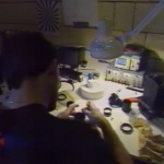 photo-La cellule de stockage du matériel de tournages (cellule 014) en 1993