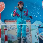 photo-Jacinthe Madelin dans l'épreuve du Ski