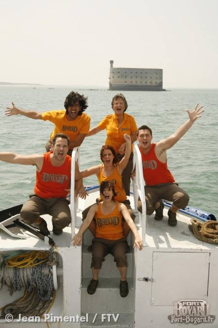 L'équipe de Marthe Villalonga arrivant au fort.(2006)