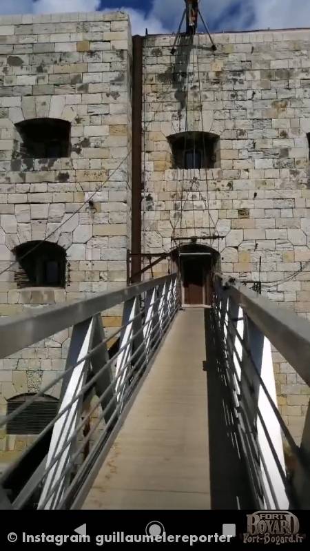 Accès au fort depuis le premier étage.(2021)