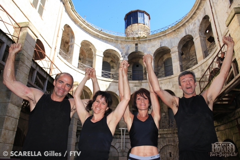 L'équipe des Vétérans composée d'Alain, Anne-Marie, Lydia et Didier(2010)