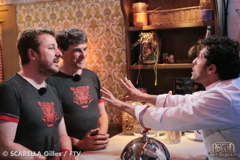 Bruno Guillon et Tex dans le Restaurant de Willy(2014)