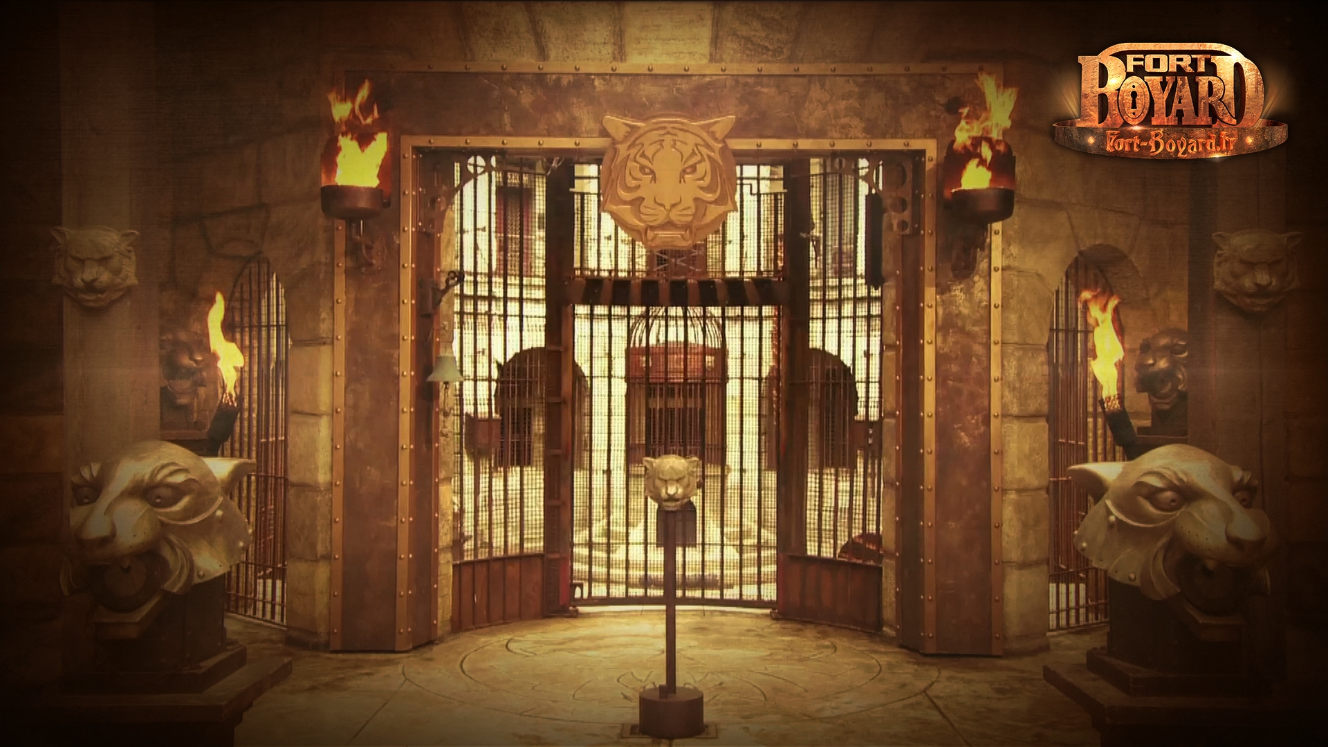 L'entrée de la salle du trésor rénovée pour les 25 ans.(2014)