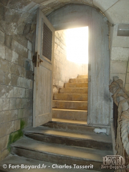 Un des escaliers menant à la terrasse(2009)