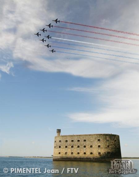 La Patrouille de France au dessus du fort(2008)