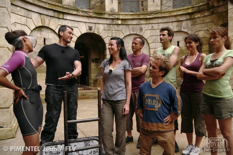 L'équipe devant l'aventure du Dôme immergé(2008)
