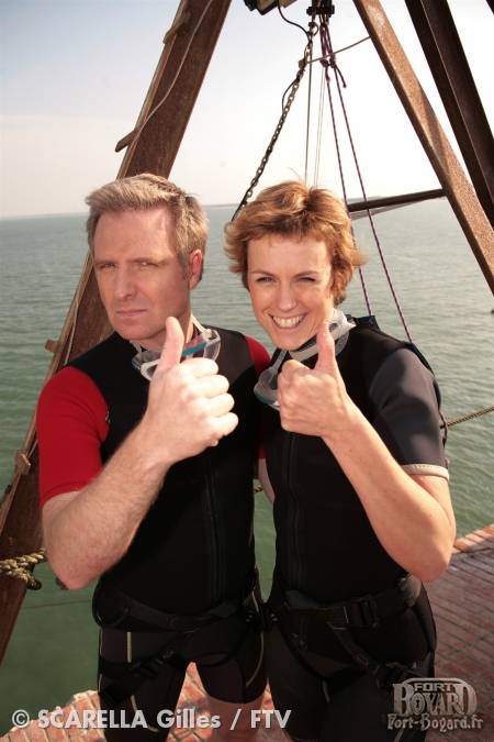 Yvon Back et Anne Richard dans l'aventure de la Tyrolienne(2008)