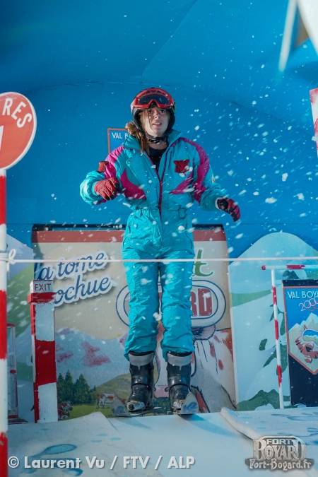 Jacinthe Madelin dans l'épreuve du Ski(2020)