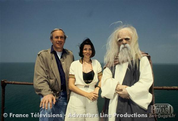 Patrice Laffont, Marie Talon et Michel Scourneau, le Père Fouras de l'époque(1990)